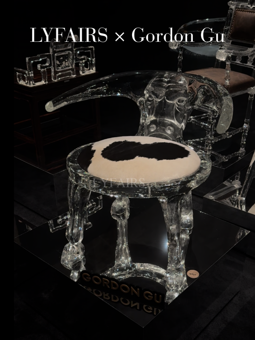 LYFAIRS x GORDON GU Bullish Chair-Cow Leather Chair
