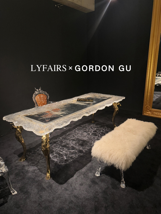 LYFAIRSxGORDON_GU_Western_Bronze_Deer_Glacier Crystal_Dining_Table