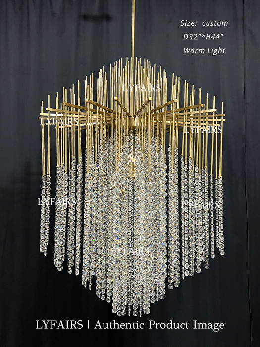 Luxury Cascade Crystal Chandelier