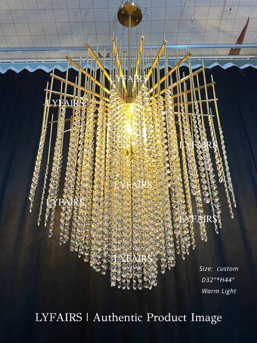 Luxury Cascade Crystal Chandelier
