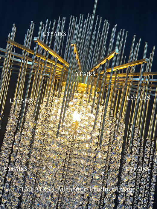 Luxury Cascade Crystal Chandelier