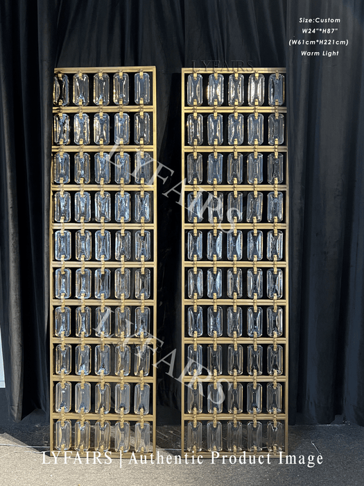 Mampara de Cristal Modular de Lujo