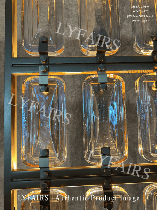 Mampara de Cristal Modular de Lujo