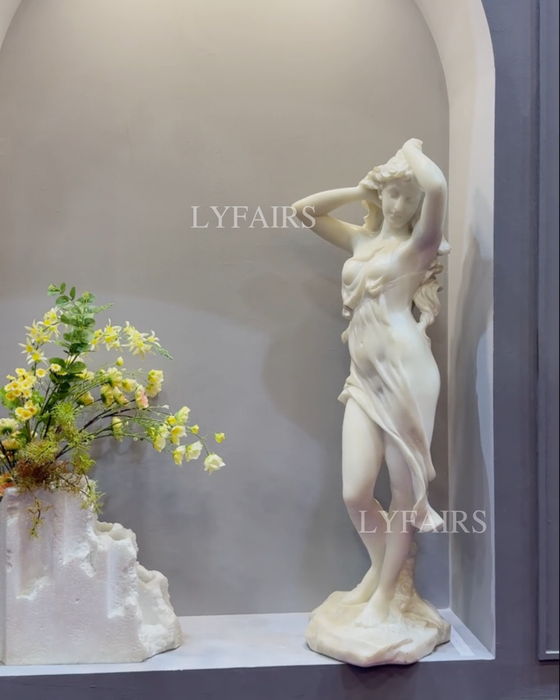 Luxury Romantic Carved White Venus Statue/Sculpture