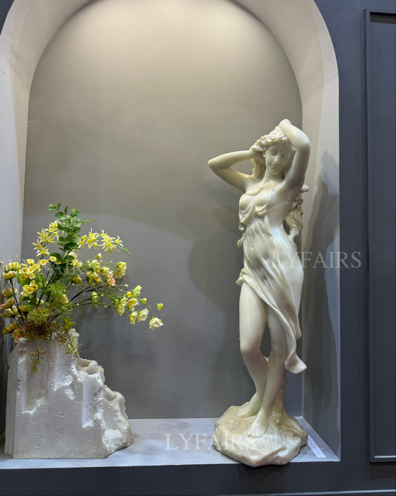 Luxury Romantic Carved White Venus Statue/Sculpture