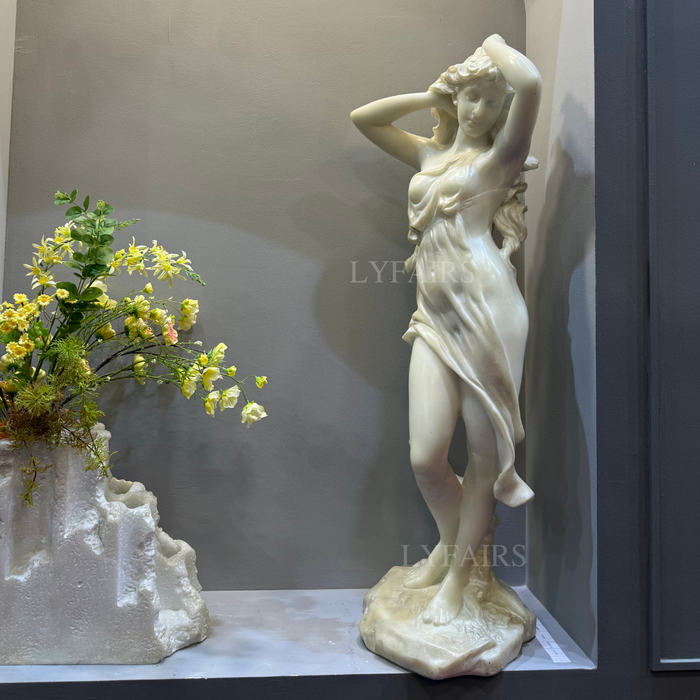 Luxury Romantic Carved White Venus Statue/Sculpture