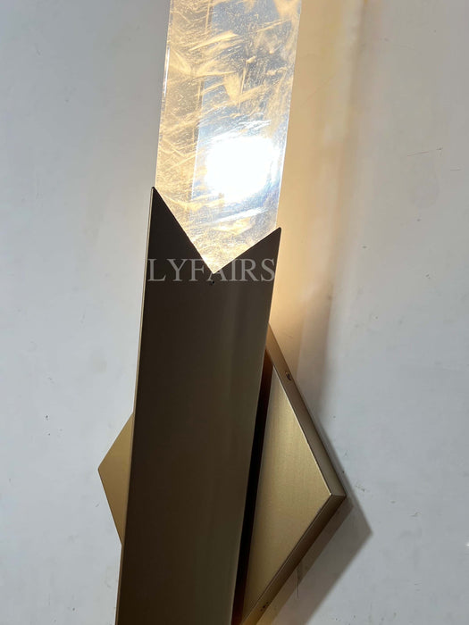 Luxury Torch Crystal Wall Lamp