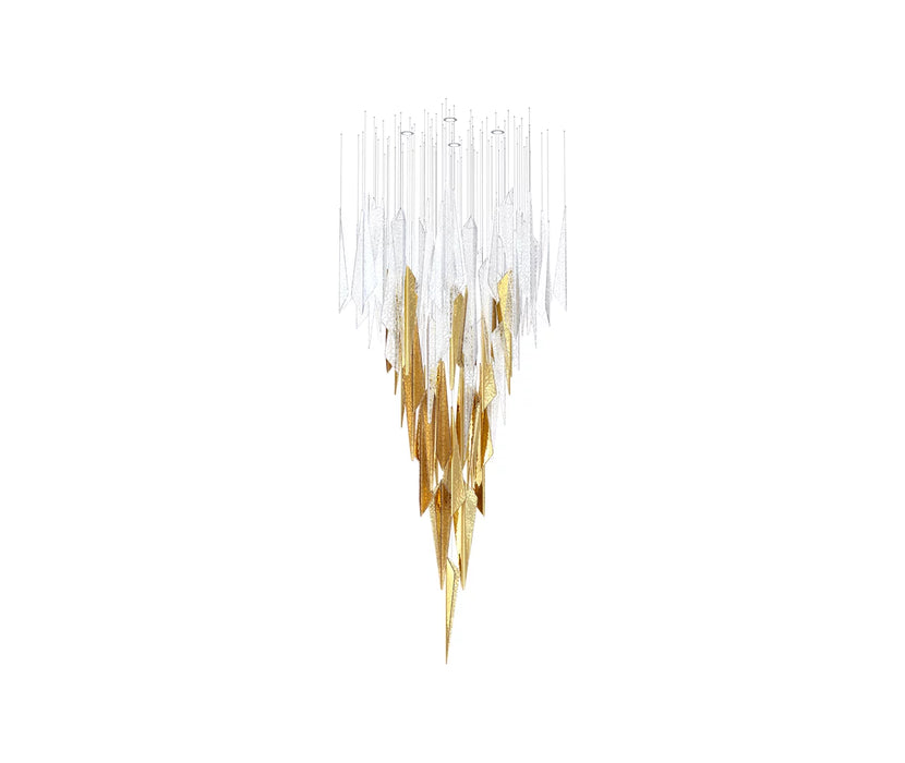 Luxury Creative Icicle Glass Floating Chandelier for Living Room/Villa