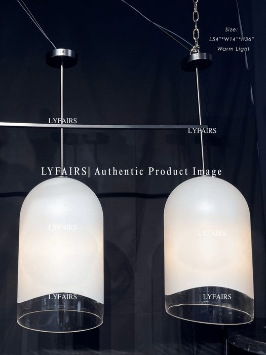 Lámpara Colgante Moderna Minimalista de Latón y Cristal para Isla de Cocina/Dormitorio/Comedor