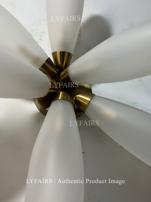 Modern Rice Cluster Frosted Glass Wall Lamp