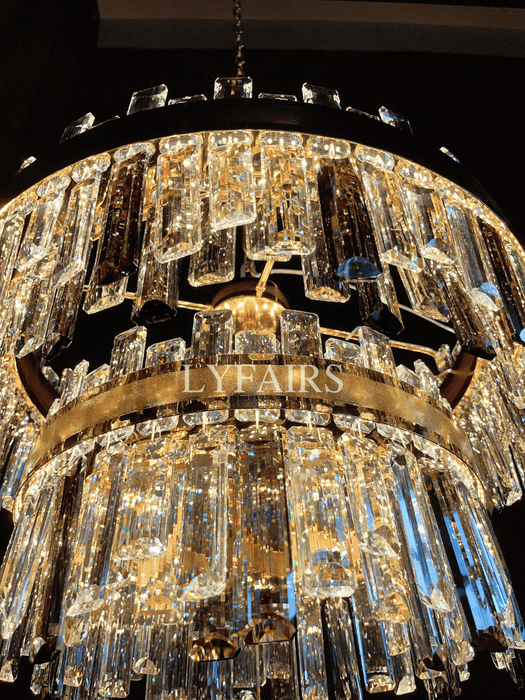 Modern Round/Rectangular Crystal Chandelier Collection for Living Room/Dining Room/Bedroom