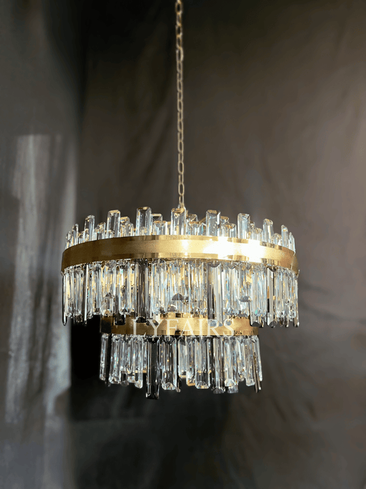 Modern Round/Rectangular Crystal Chandelier Collection for Living Room/Dining Room/Bedroom