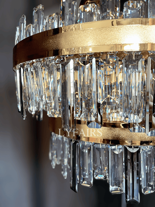 Modern Round/Rectangular Crystal Chandelier Collection for Living Room/Dining Room/Bedroom