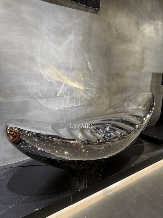 Modern Stainless Steel Celestial Drift LED Sculpture