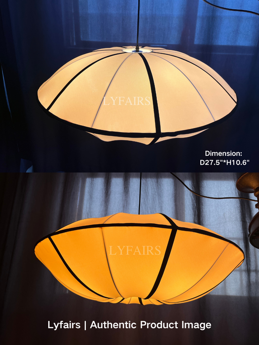 Modern UFO White Lampshade Chandelier