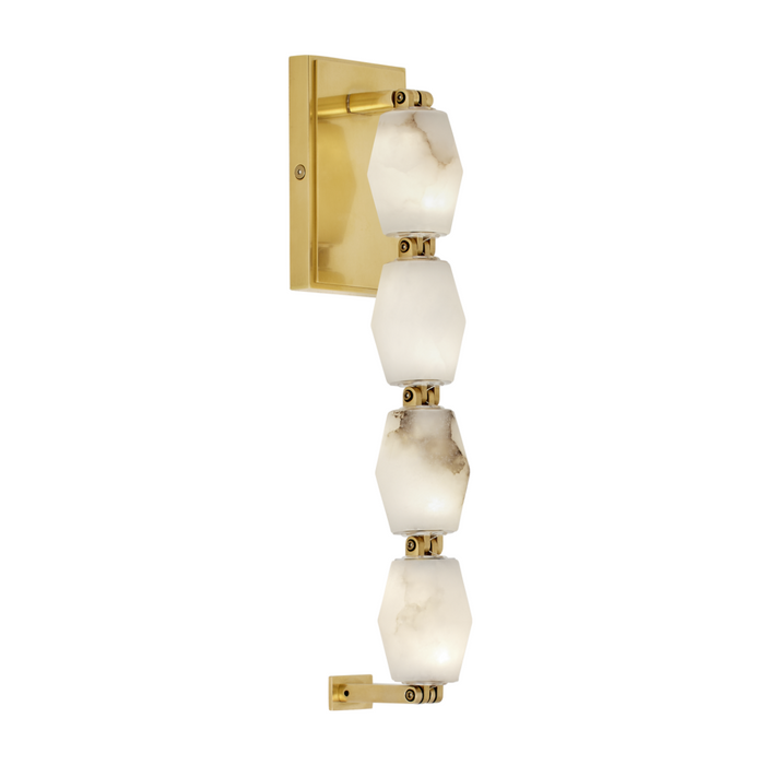 Modern Alabaster Necklace Wall Lamp