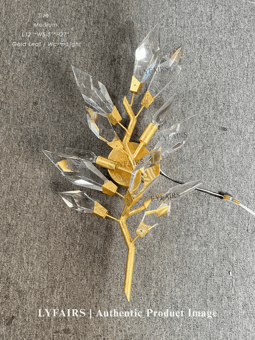 Modern Handcrafted Crystal Wall Lamp