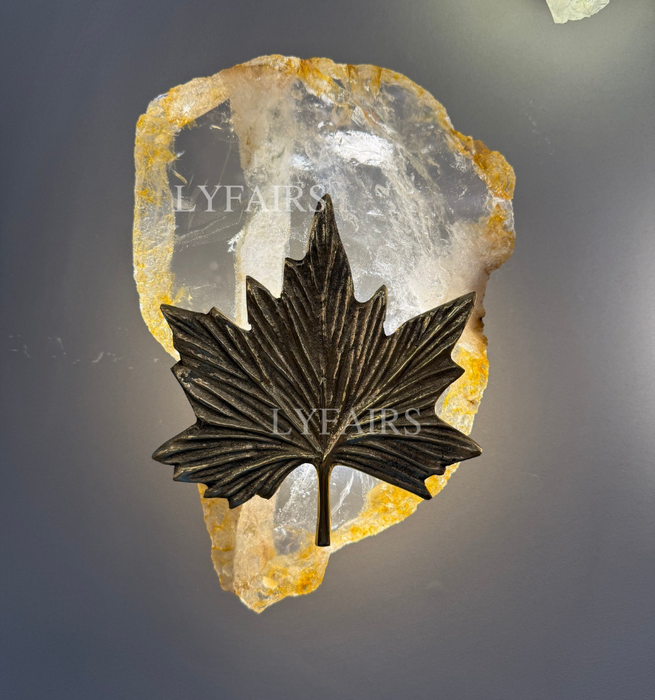 Rustic Lodge Style Irregular Natural Crystal Wall Sconce with Variable Designs