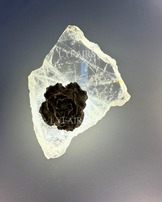 Rustic Lodge Style Irregular Natural Crystal Wall Sconce with Variable Designs