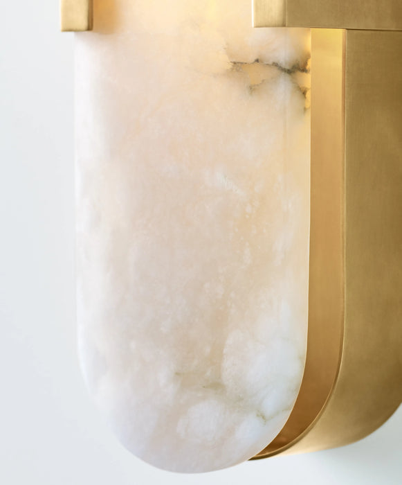 Modern Oval Alabaster Wall Lamp