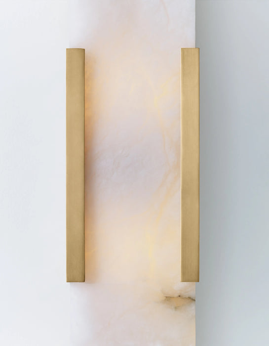 Modern Oval Alabaster Wall Lamp