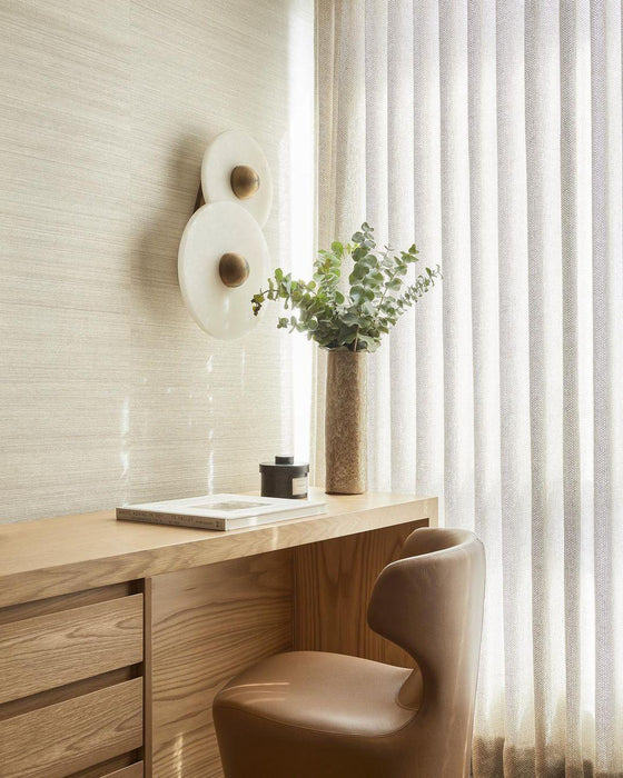 Modern Round Alabaster Cluster Wall Lamp