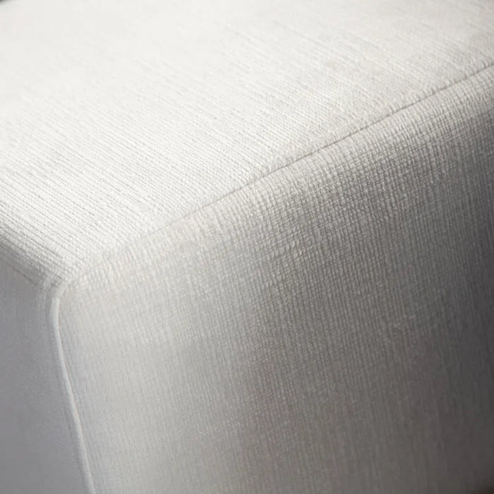 Sofá minimalista de estilo moderno en color blanco para salón/dormitorio
