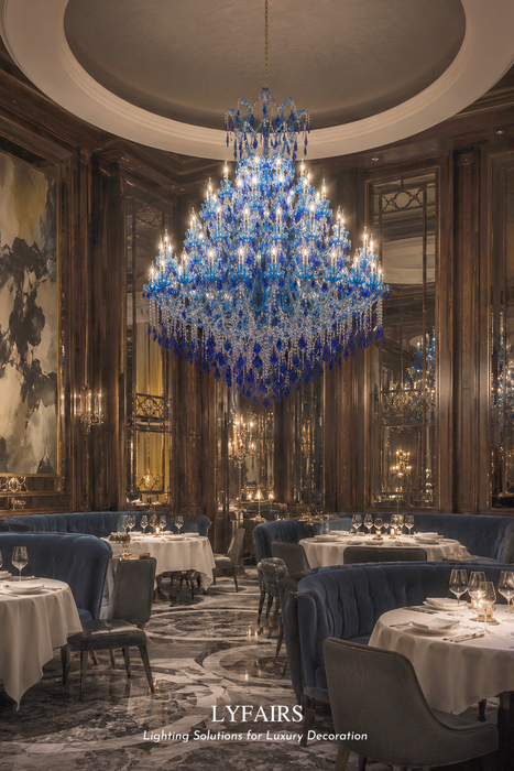 Nuevo Candelabro único clásico OCéANO AZUL para escalera/vestíbulo/entrada