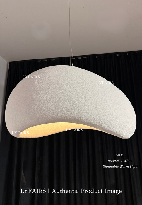 Lampada a sospensione a forma di nuvola di fungo di arte minimalista nordica per soggiorno/sala da pranzo/camera da letto