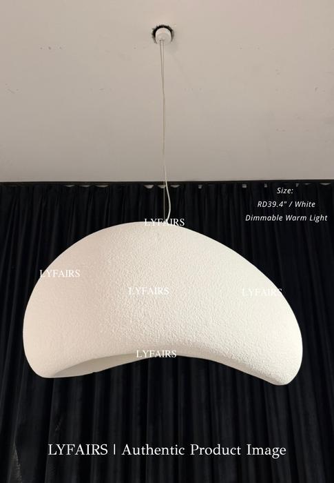 Lampada a sospensione a forma di nuvola di fungo di arte minimalista nordica per soggiorno/sala da pranzo/camera da letto