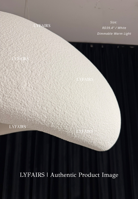 Lampada a sospensione a forma di nuvola di fungo di arte minimalista nordica per soggiorno/sala da pranzo/camera da letto