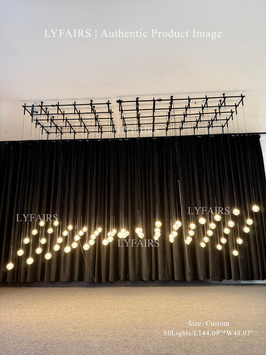 Nordic Minimalist Clear Ribbed Glass Globe Pendant Light