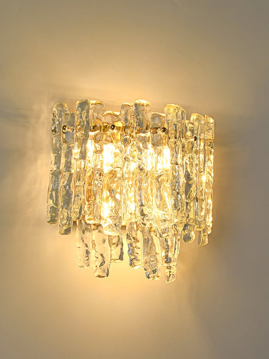 Lámpara de pared moderna con luz de pared de hielo derretido