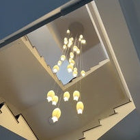 2023 Nuovo arrivo elegante lampadario a fiori per foyer / scala