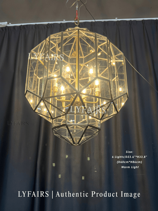 Outdoor Glass Lampshade Pendant