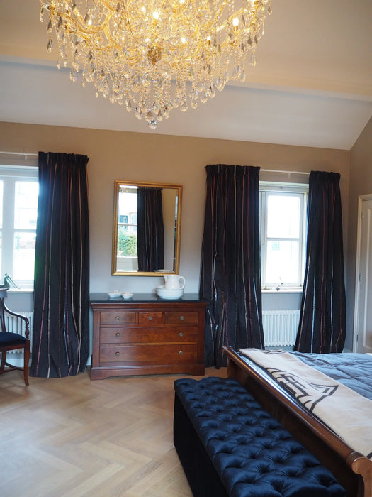 Lussuoso lampadario in cristallo a 25 luci con finitura oro/cromo