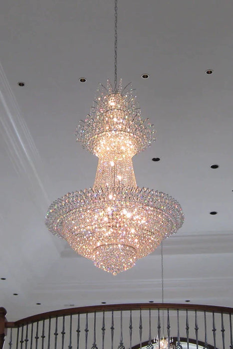 Empire Extra Large French Classic Multi-tiered Crystal Chandelier