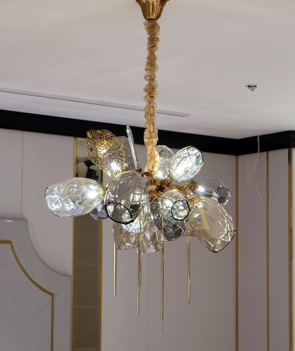 Modern Wine Glass Shape Chandelier Italian Light Luxury  Light Fixture for Ding/ Living Room/ Duplex/ Villa/ Restaurant