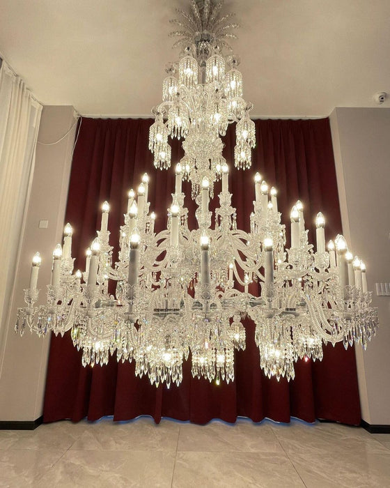 Luxury Large Multi Candles Chandelier Islam Crystal Ceiling Lighting Fixture For Living Room/ Hall Decoration