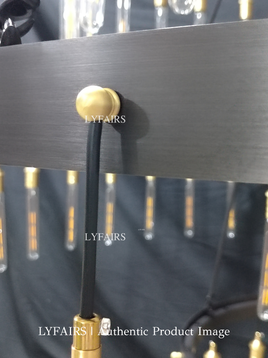 Lámpara colgante de metal de inspiración retro para sala de estar/dormitorio/escalera/villa