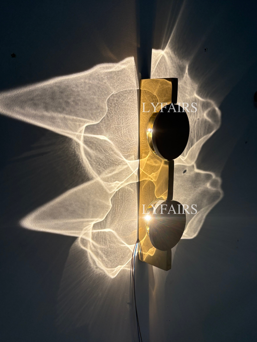 Ripple Rotating Ambient Wall Sconce for Bedroom