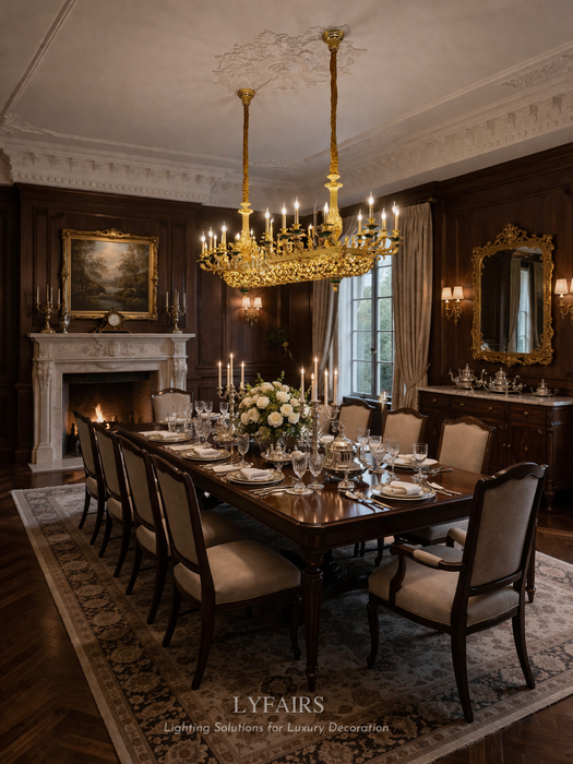 Royal Versailles Malachite Inlay Gilded Brass Candles Chandelier for Grand Foyers/Villas/Mansion/Staircases