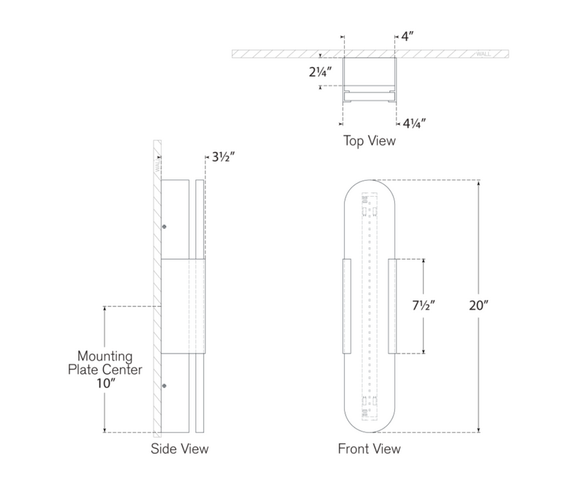 Modern Oval Alabaster Wall Lamp