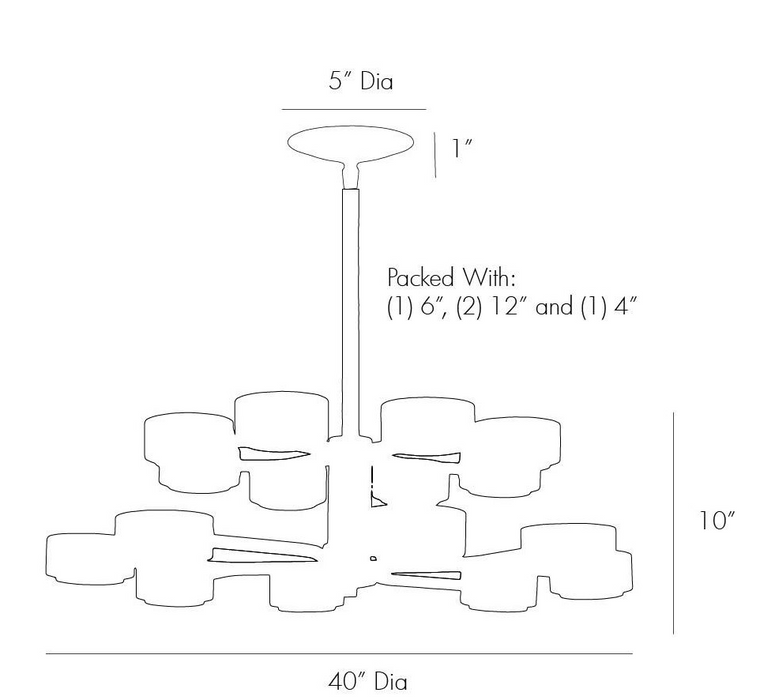 Customized 2-tier Chandelier