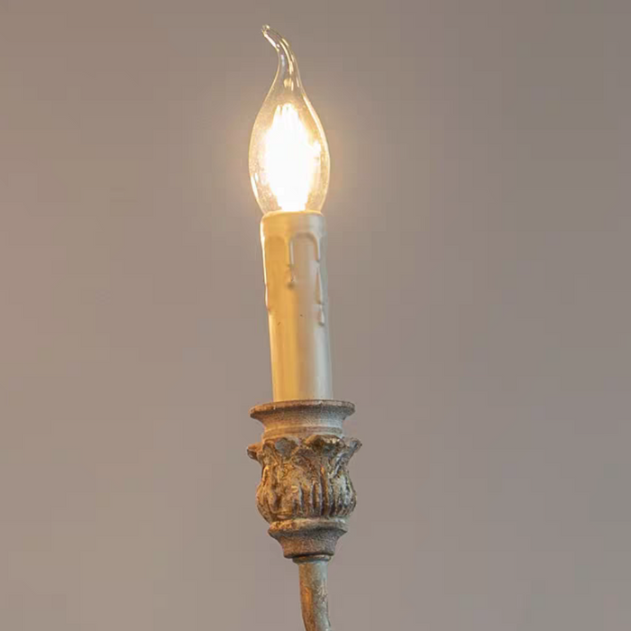 French Vintage Candle Chandelier for Living Room/Bedroom