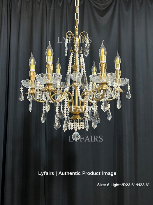 Candelabro de vela moderno francés tradicional para sala de estar y dormitorio