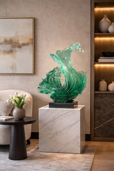 Transparent Resin Sculpture Ornament