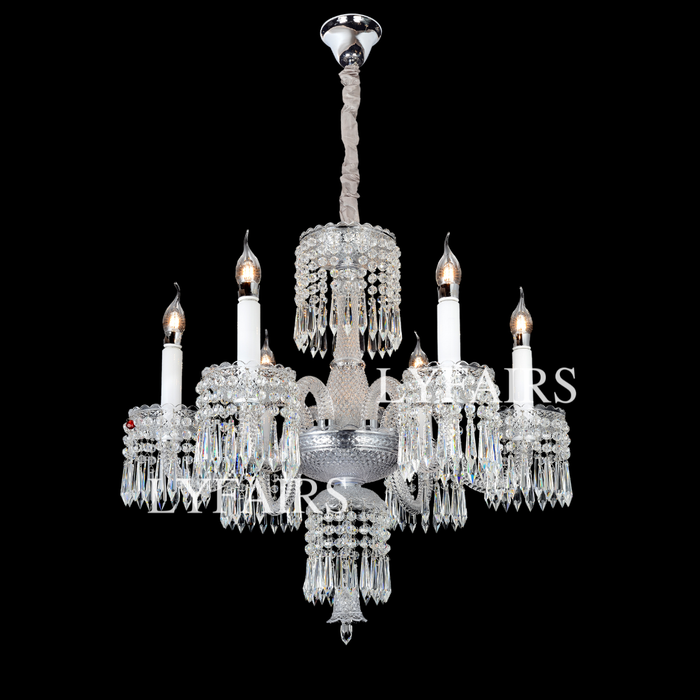 Luxurious Classic Draped Crystal Chandelier