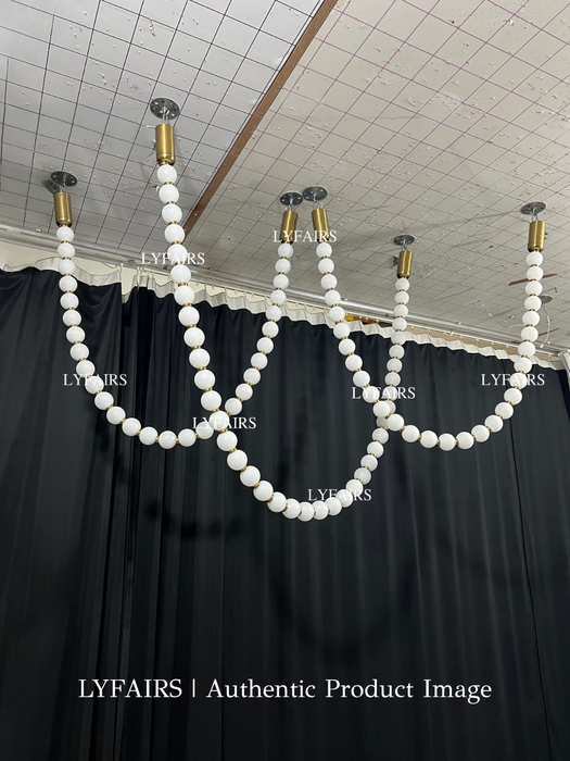 Modern Creative Pearl Necklace Chandelier