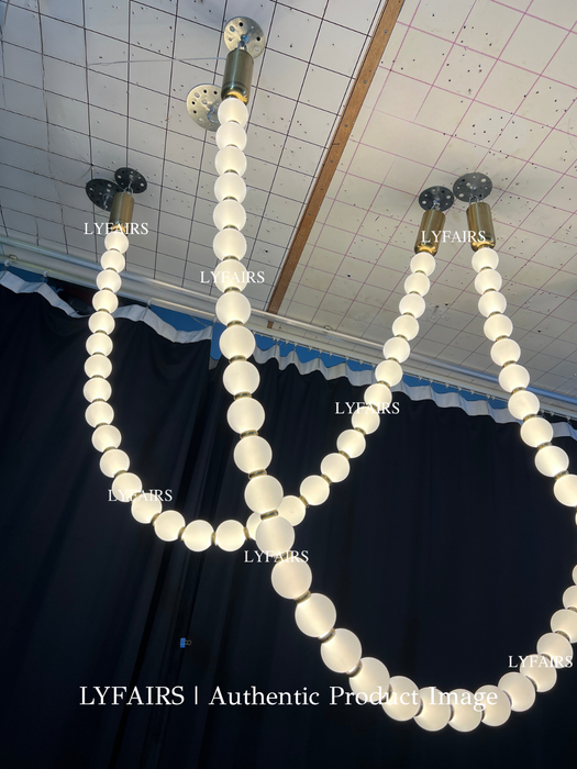 Modern Creative Pearl Necklace Chandelier